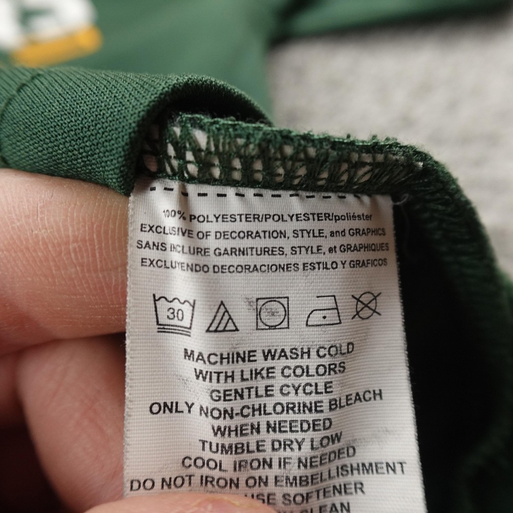 Fanatics Green and Yellow Full-Zip Hooded Performance Jacket - Picture 9 of 12